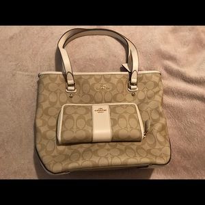 Authentic matching Coach purse and wallet